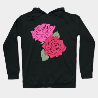 Pink Roses Hoodie